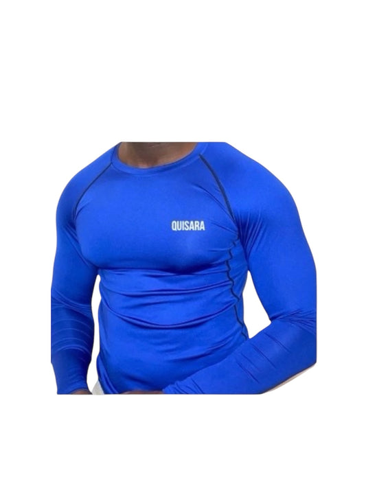 Chemise de compression Bleu électrique